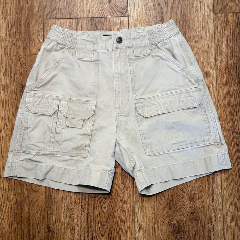5.11 Tactical Khaki Cargo Utility Shorts 100% Cotton Canvas Womens 28 Hiking